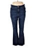 Universal Standard Chevron-herringbone Blue Jeans Size 18 - photo 1