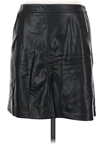 Ann Taylor LOFT Outlet Faux Leather Skirt (view 1)