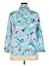 Talbots Paisley Blue Long Sleeve Button-Down Shirt Size 2X Petite - photo 2