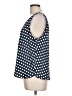 Ann Taylor LOFT 100% Polyester Blue Sleeveless Blouse Size L - photo 5