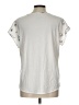 Van Heusen 100% Polyester Silver Short Sleeve Blouse Size L - photo 2