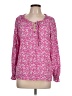 Alexander Jordan 100% Rayon Pink Long Sleeve Blouse Size L - photo 1