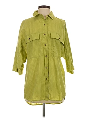 Everlane 3/4 Sleeve Button-Down Shirt (view 1)
