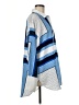 Ann Taylor LOFT 100% Polyester Color Block Blue Kimono Size M - photo 4