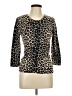 Willi Smith Animal Print Brown Cardigan Size L - photo 1