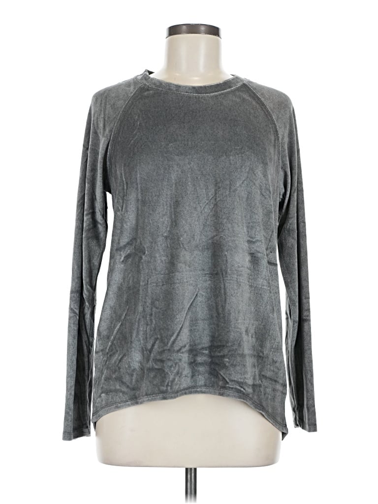 Pre-owned Cuddl Duds Pullover Sweater In Gray