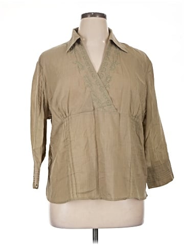 Cato 3/4 Sleeve Blouse (view 1)