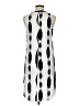 Trouve 100% Polyester Graphic Ivory Casual Dress Size M - photo 2