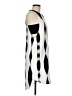 Trouve 100% Polyester Graphic Ivory Casual Dress Size M - photo 4
