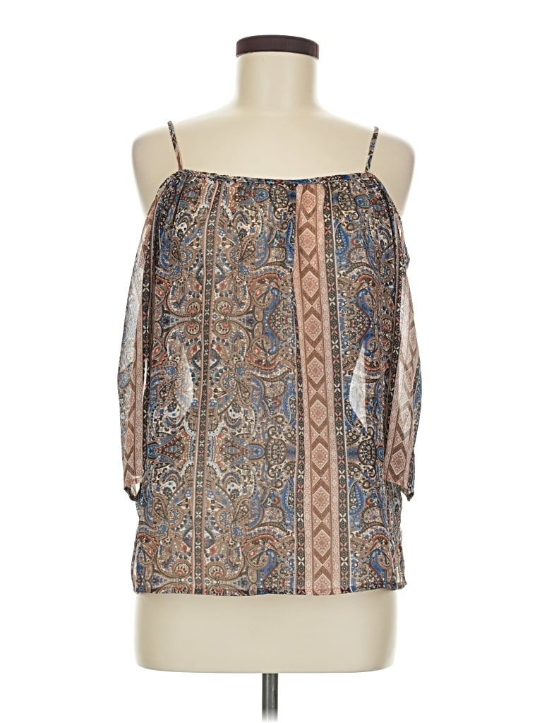 Pre-owned Alice Blue Sleeveless Blouse In Brown