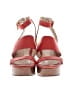 MICHAEL Michael Kors 100% Leather Red Wedges Size 8 - photo 2