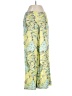 Nic + Zoe Tropical Yellow Silk Pants Size 2 - photo 1