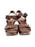 Korks 100% Leather Brown Wedges Size 6 - photo 2