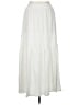 Almost Famous Solid White Casual Skirt Size XL - photo 1