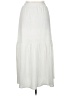 Almost Famous Solid White Casual Skirt Size XL - photo 2