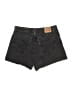 Levi's 100% Cotton Black Denim Shorts Size 33 waist - photo 2