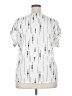 Cure White Short Sleeve Blouse Size 2XL - photo 2