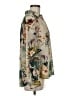 H&M 100% Polyester Floral Ivory Long Sleeve Blouse Size 8 - photo 4