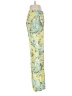 Nic + Zoe Tropical Yellow Silk Pants Size 2 - photo 4