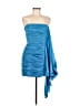 AMUR 100% Recycled Polyester Blue Cocktail Dress Size 6 - photo 1
