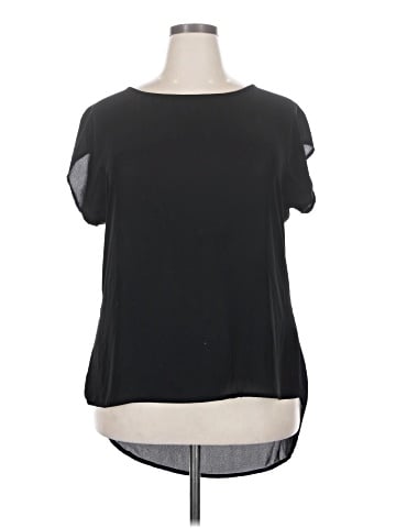 Janette Plus Short Sleeve Blouse (view 1)