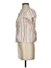Madewell Stripes Ivory Short Sleeve Blouse Size XXS - photo 5