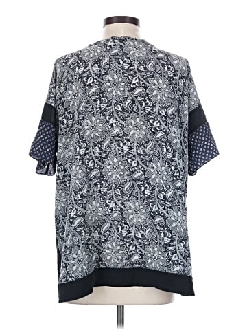 Rebecca Taylor Short Sleeve Silk Top (view 2)