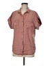 Thread & Supply 100% Lyocell Pink Short Sleeve Blouse Size M - photo 1