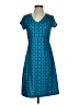 L.L.Bean Argyle Teal Casual Dress Size XS - photo 1