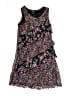 Amy Byer Floral Black Dress Size 16 - photo 1