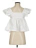 Dee Elly White Short Sleeve Top Size XS - photo 1