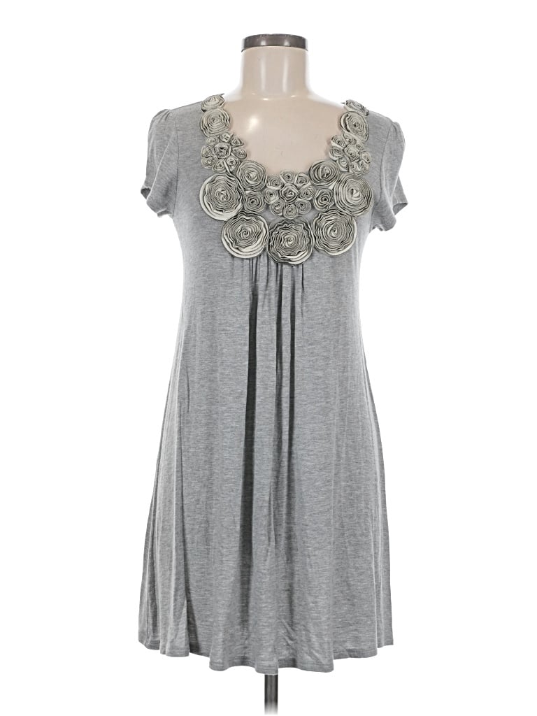 Pre-owned Pink Rose Casual Dress In Gray