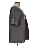 Anne Klein Gray Short Sleeve Blouse Size L - photo 4