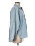 Every 100% Cotton Blue Long Sleeve Button-Down Shirt Size M - photo 4