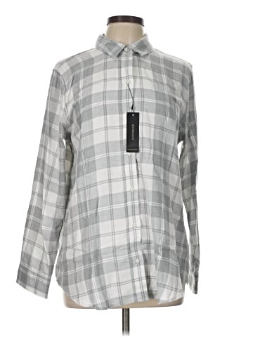 Banana Republic Factory Store Long Sleeve Button-Down Shirt (view 1)