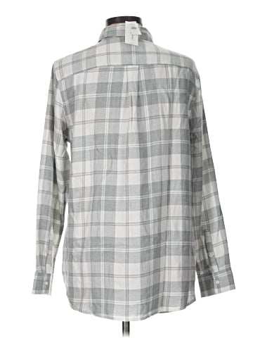 Banana Republic Factory Store Long Sleeve Button-Down Shirt (view 2)