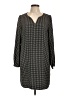 Lila Rose 100% Polyester Houndstooth Black Casual Dress Size 10 - photo 1