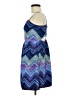 American Eagle Outfitters 100% Polyester Chevron-herringbone Blue Cocktail Dress Size 8 - photo 5