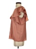 Worthington Brown Pink Short Sleeve Blouse Size S - photo 5