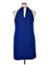 Kensie Solid Blue Cocktail Dress Size 16 - photo 2