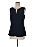 Nic + Zoe 100% Polyester Blue Sleeveless Blouse Size M - photo 1