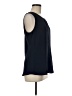 Nic + Zoe 100% Polyester Blue Sleeveless Blouse Size M - photo 4