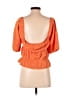 Louna Orange 3/4 Sleeve Blouse Size XS - photo 2