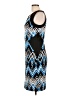 Jax Graphic Multi Color Blue Cocktail Dress Size 10 - photo 5