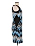 Jax Graphic Multi Color Blue Cocktail Dress Size 10 - photo 4