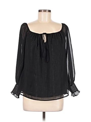 WAYF Long Sleeve Blouse (view 1)