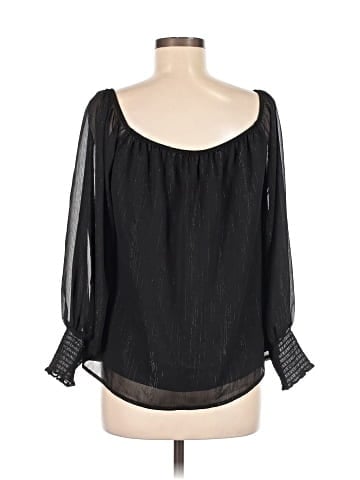 WAYF Long Sleeve Blouse (view 2)