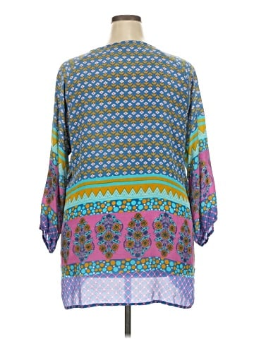 Tolani 3/4 Sleeve Blouse (view 2)