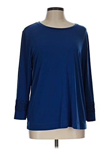 Karl Lagerfeld Paris 3/4 Sleeve Top (view 1)