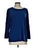 Karl Lagerfeld Paris Blue 3/4 Sleeve Top Size L - photo 1